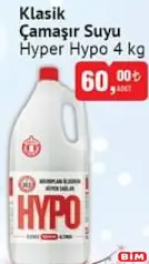 HYPER HYPO KLASİK ÇAMAŞIR SUYU 4 KG